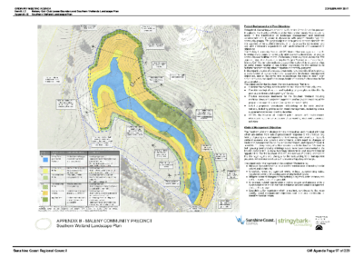 Southern Wetlands Concept Plan as accepted by Council in Feb 2017